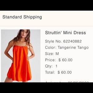COPY - Free people struttin mini dress.